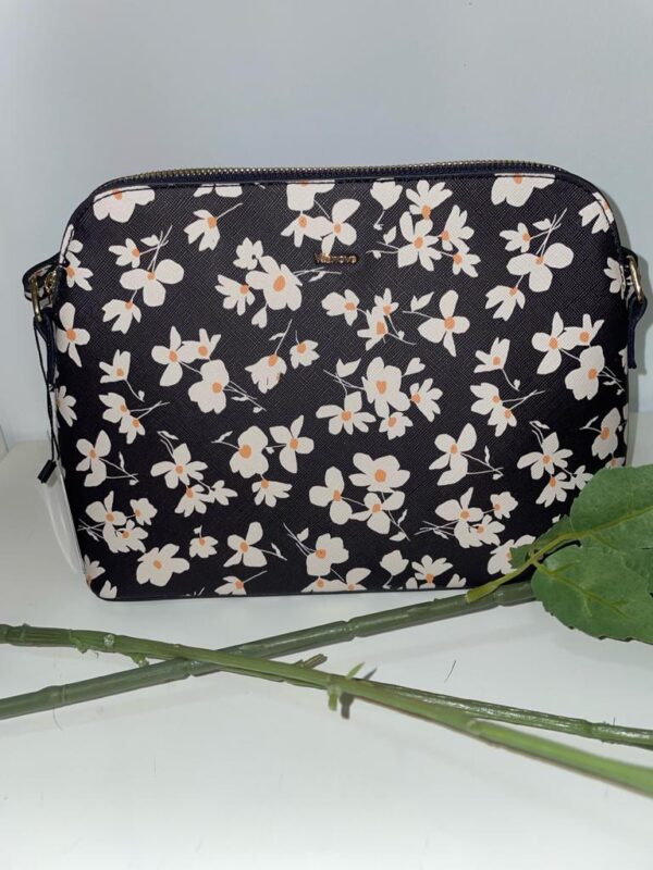 Bolso bandolera polipiel floral