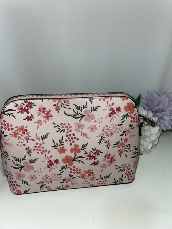 Bolso bandolera polipiel floral