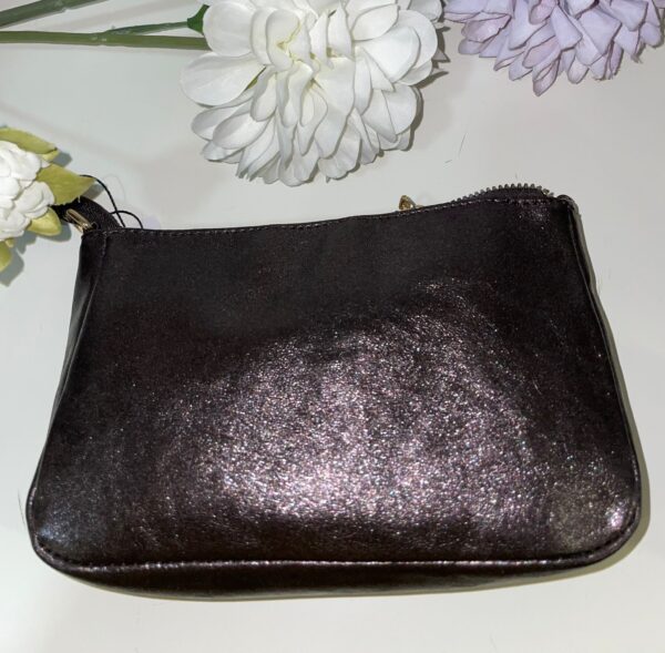 Bolso mini brillo marron