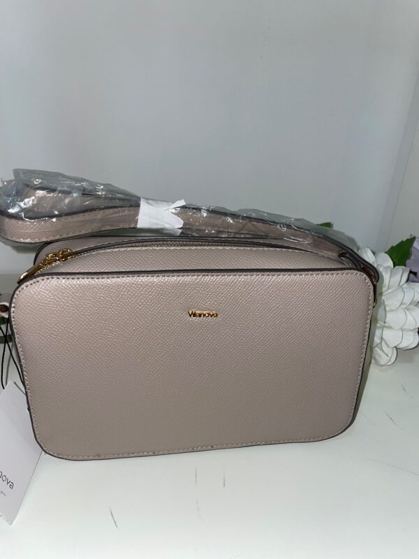 Bolso basico mini liso taupe