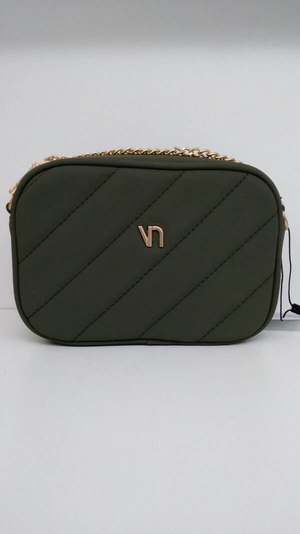 Bolso mini acolchado verde